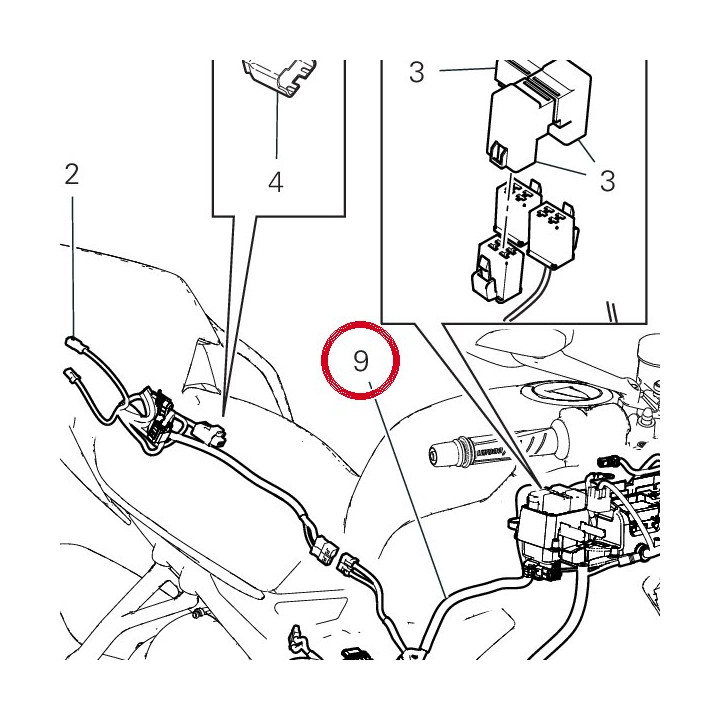 C╢blage principal 5101F391D — réf. 5101F391D | Ducati Store