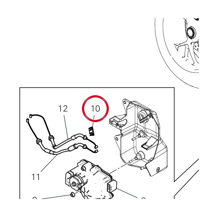 Passe-Tube 75840281A — réf. 75840281A | Ducati Store