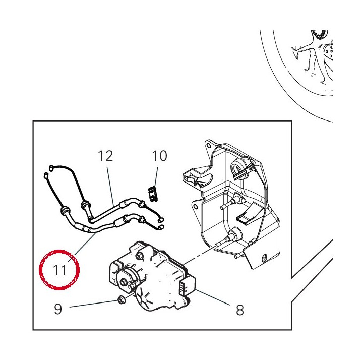 Câble ouverture soupape — réf. 73210665A | Ducati Store