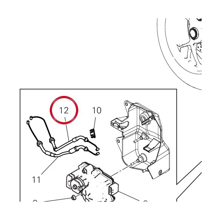 Câble fermeture soupape — réf. 73210673A | Ducati Store
