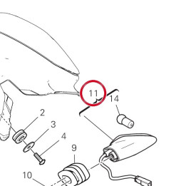 Clignotant avant — réf. 53010236B | Ducati Store