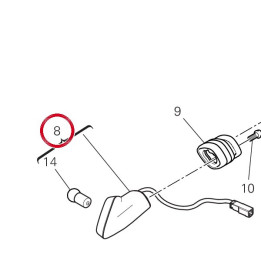 Clignotant avant — réf. 53010226B | Ducati Store