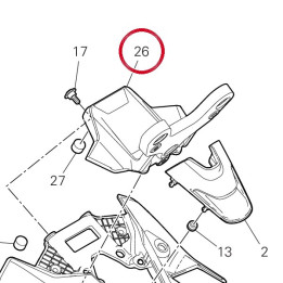 Support tableau de bord — réf. 8301I201A | Ducati Store
