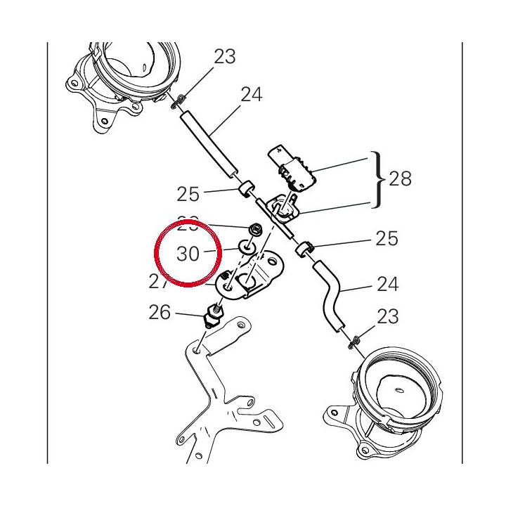 Entretoise 71611071B — réf. 71611071B | Ducati Store