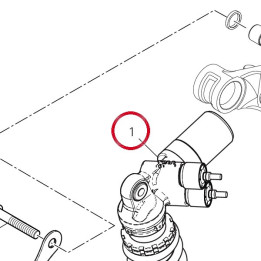 Amortisseur arrière — réf. 36522114A | Ducati Store
