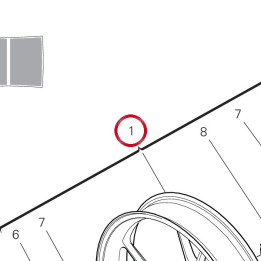 Jante roue av. 50122671AB — réf. 50122671AB | Ducati Store