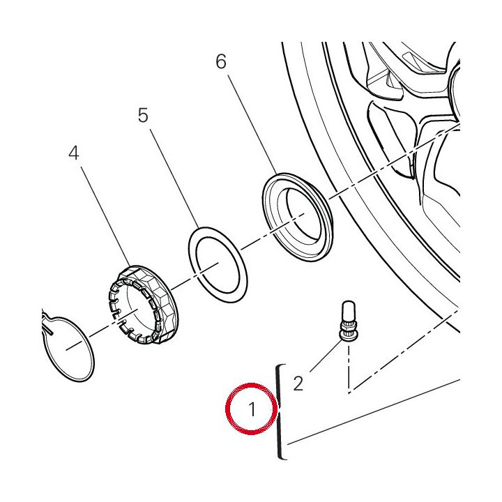 Jante roue ar. 50212341AB — réf. 50212341AB | Ducati Store