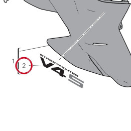 Decalcomanie 4381F661B — réf. 4381F661B | Ducati Store