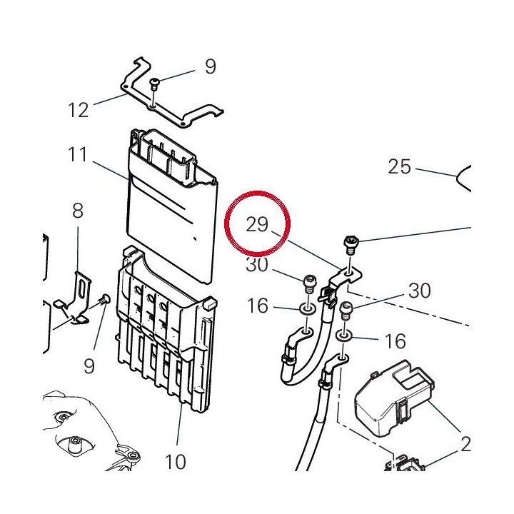 Câble batterie — réf. 51410971A | Ducati Store