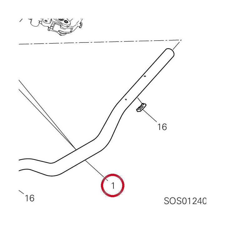 Guidon 36012691AA — réf. 36012691AA | Ducati Store