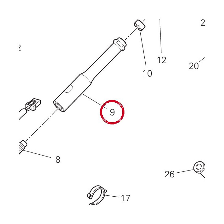 Asta rinvio cambio 133 mm — réf. 96211191AA | Ducati Store