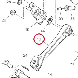 Levier de commande — réf. 96211441AA | Ducati Store