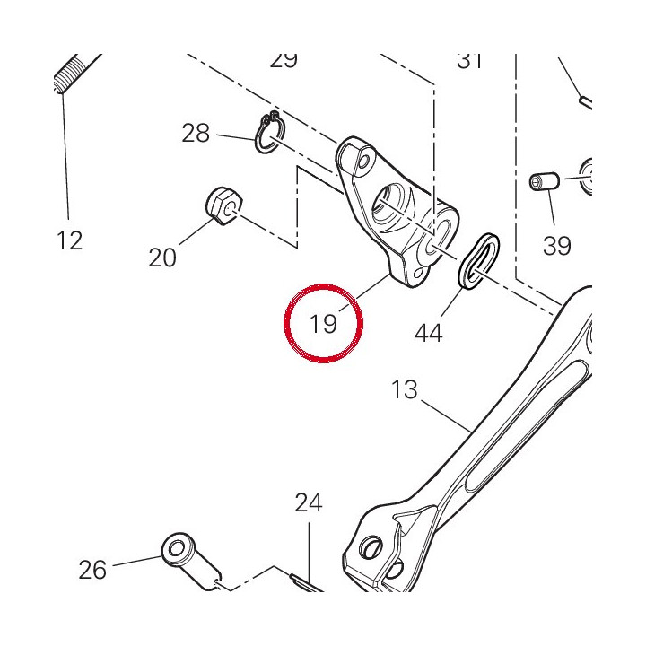 Bielle levier commande — réf. 96211451AA | Ducati Store