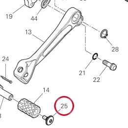 Vis tbei M5X12 77914871A — réf. 77914871A | Ducati Store