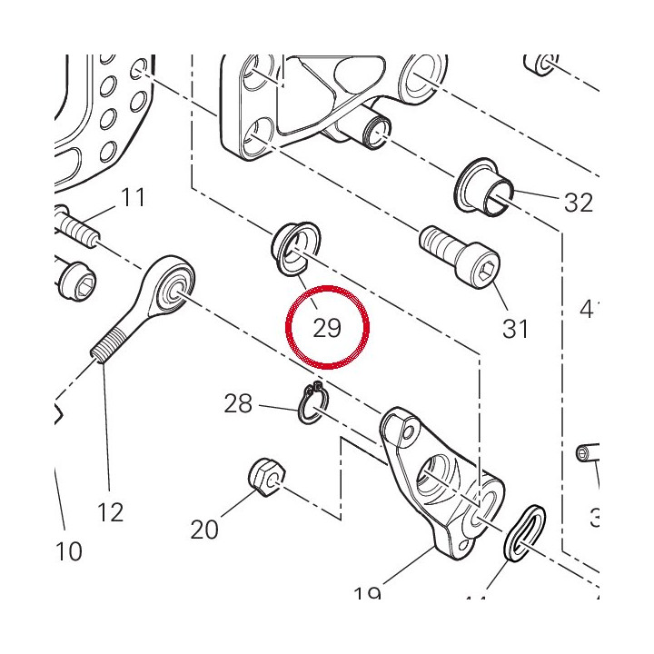 Douille bridee 71240251A — réf. 71240251A | Ducati Store