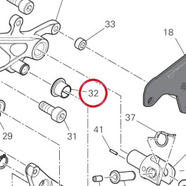 Douille bridee 97641911AA — réf. 97641911AA | Ducati Store