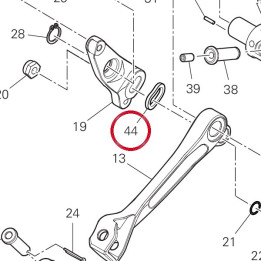 Entretoise 96212191A — réf. 96212191A | Ducati Store