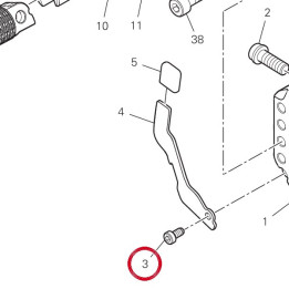 Chhsl screw M5X10 din7984 — réf. 77350389E | Ducati Store