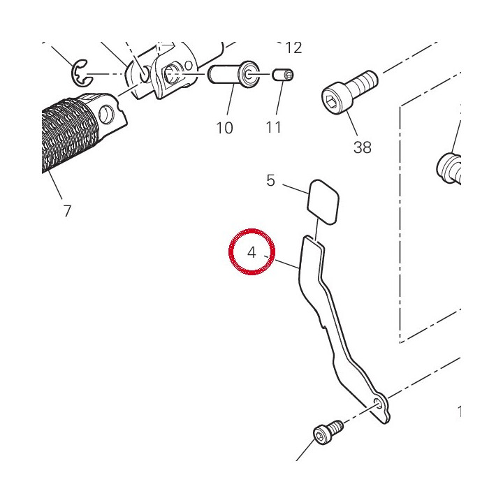 Plaquette 97612111AA — réf. 97612111AA | Ducati Store