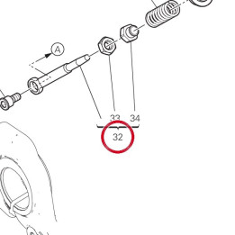 Pivot pompe frein arrière — réf. 96221471AA | Ducati Store