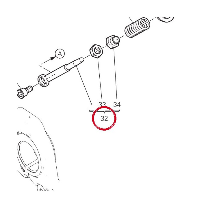 Pivot pompe frein arrière — réf. 96221471AA | Ducati Store