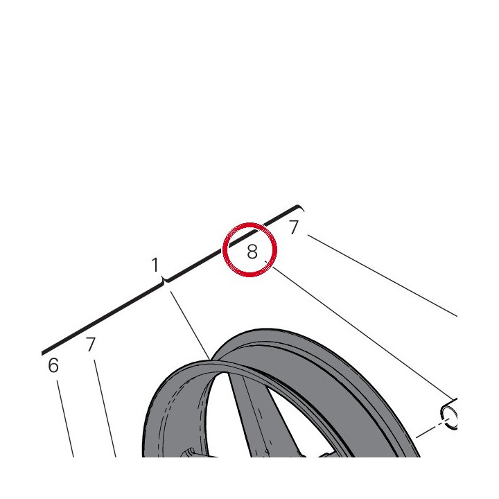 Entretoise interne — réf. 71413481AA | Ducati Store