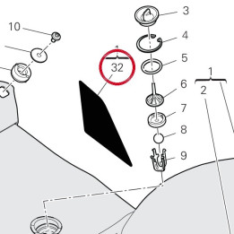 Decalcomanie gauche — réf. 4381G661A | Ducati Store