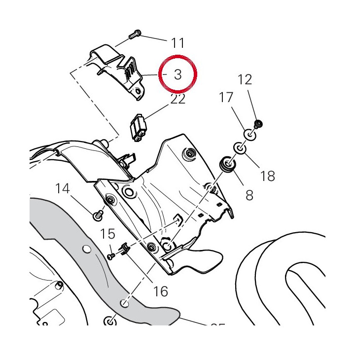 Protection câblage 4601G461A — réf. 4601G461A | Ducati Store