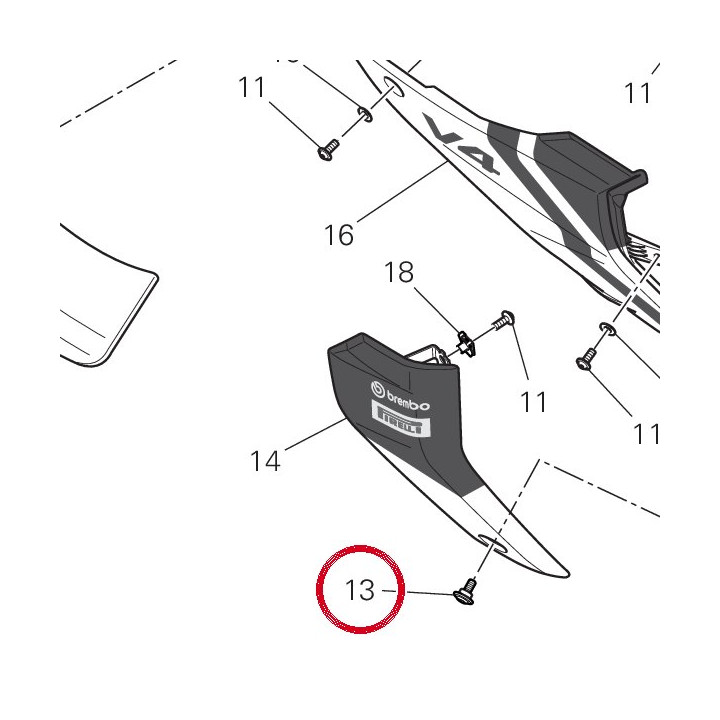 Vis 77214411AB — réf. 77214411AB | Ducati Store