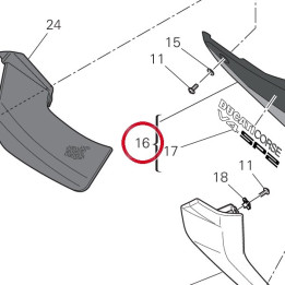 Embout droit 4801A651AH — réf. 4801A651AH | Ducati Store