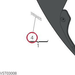 Decalcomanie Ducati — réf. 4381C541A | Ducati Store