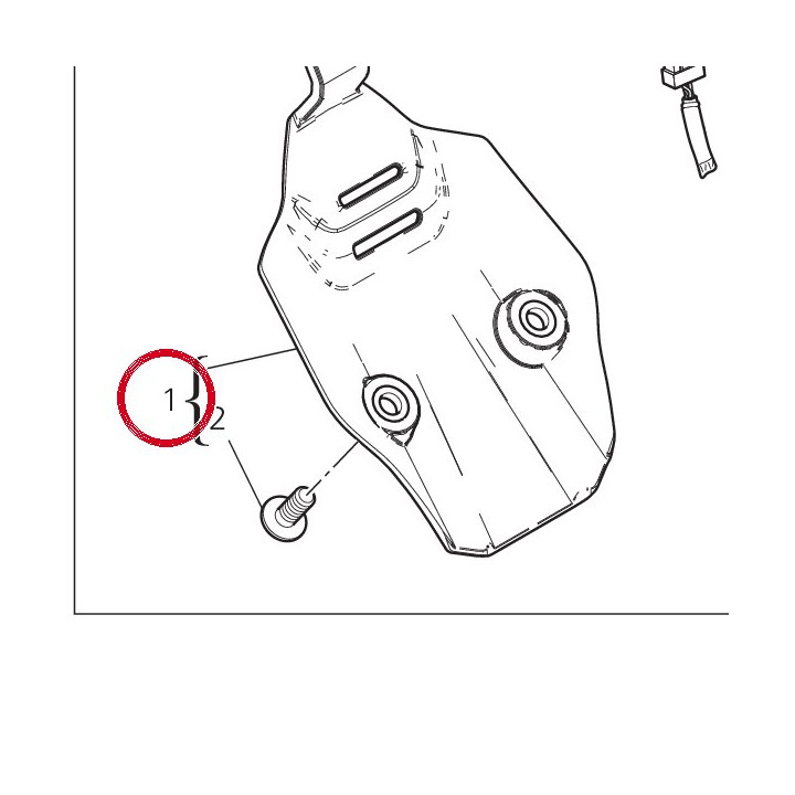 Cache Porte-Balai — réf. 97111051AA | Ducati Store