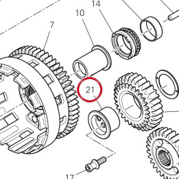 Anneau intérieur 88111152B — réf. 88111151C | Ducati Store