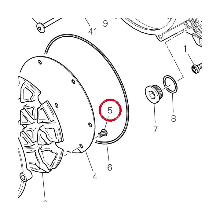 Vis 77550200CC — réf. 77550200CC | Ducati Store