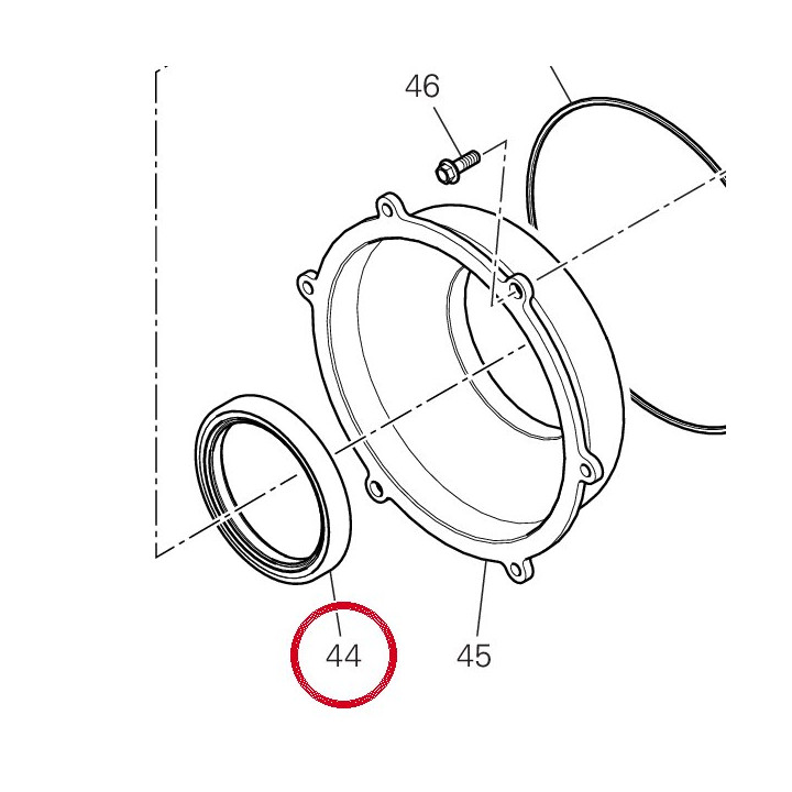Bague D'Etancheite 75X95X12 — réf. 93040341C | Ducati Store