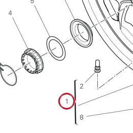 Jante roue ar. blanc — réf. 50212341AE | Ducati Store