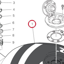Réservoir carburant — réf. 58613202BE | Ducati Store