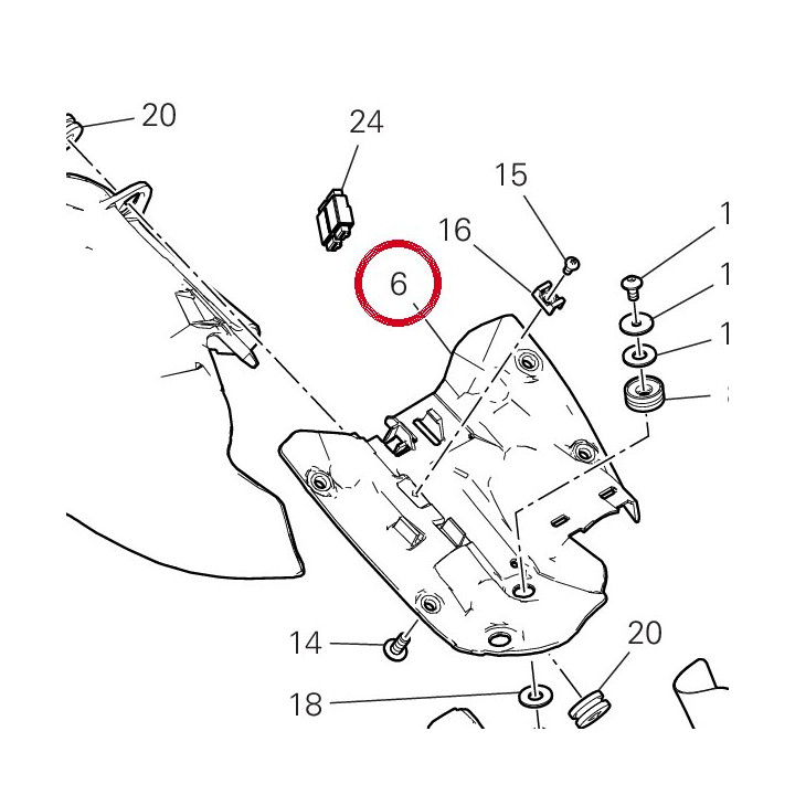 Pare-Chaleur 46111092A — réf. 46111092A | Ducati Store