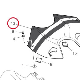 Cache réservoir 4801D692AD — réf. 4801D692AD | Ducati Store