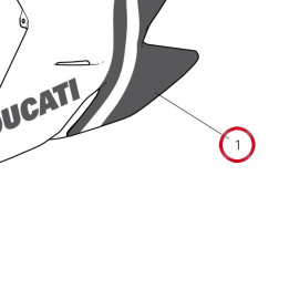 Calotte gauche 4802D711AD — réf. 4802D711AD | Ducati Store