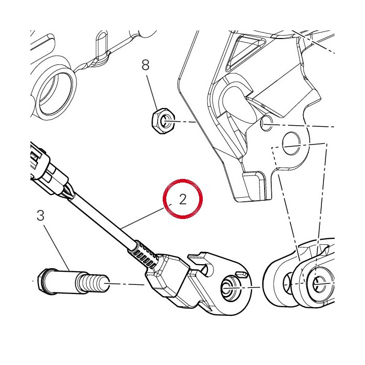 Interrupteur béquille — réf. 53941121B | Ducati Store
