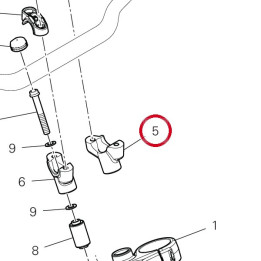 Bride guidon, inférieur — réf. 36013032AA | Ducati Store