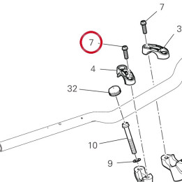 Vis tceif M8X28 8,8 — réf. 77157263B | Ducati Store