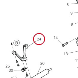 Bride amortisseur — réf. 82917491BA | Ducati Store
