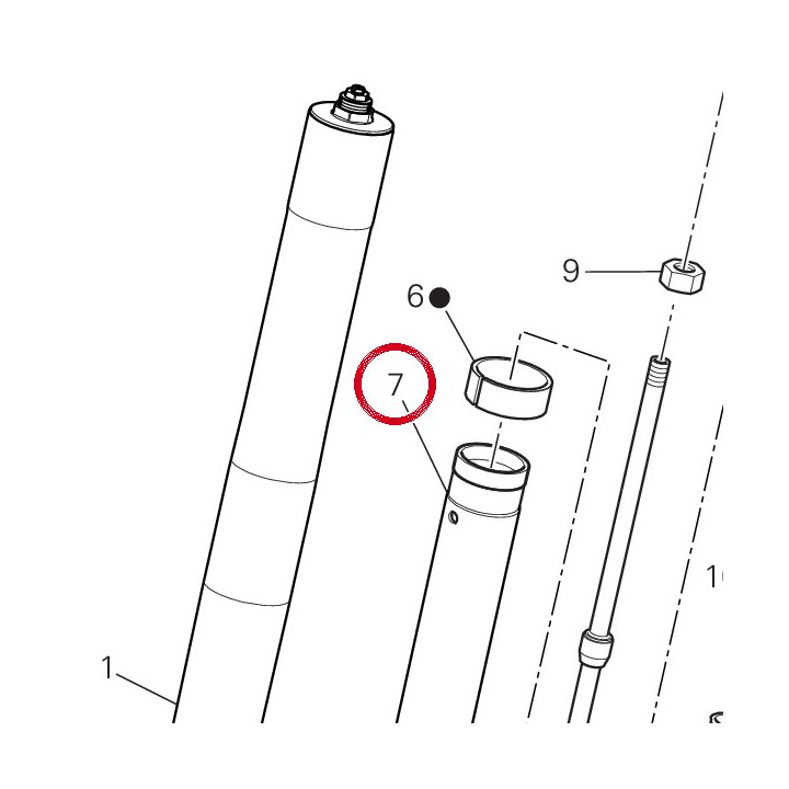 Coulisse droite complète — réf. 34916051A | Ducati Store