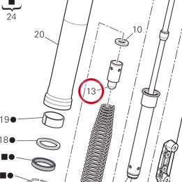 Tube de precharge 34916001A — réf. 34916001A | Ducati Store