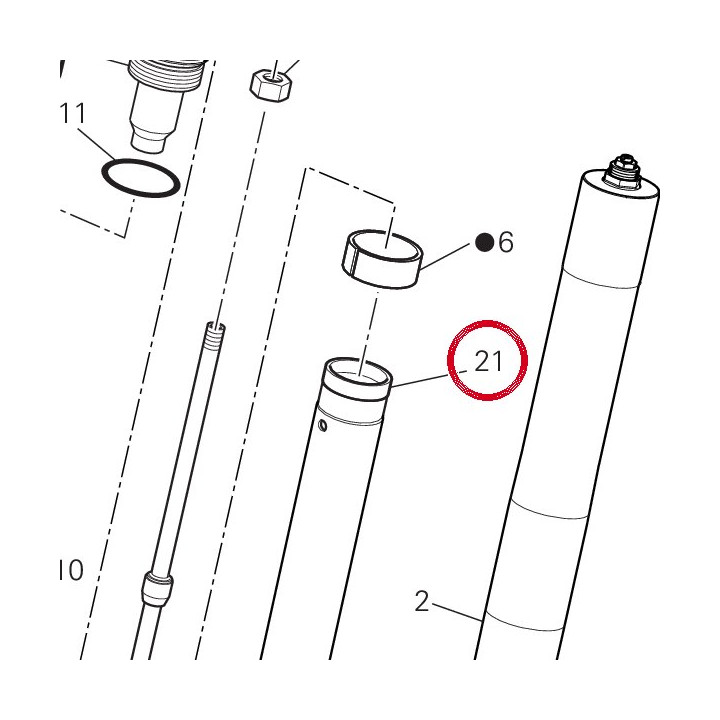Coulisse gauche complète — réf. 34916081A | Ducati Store