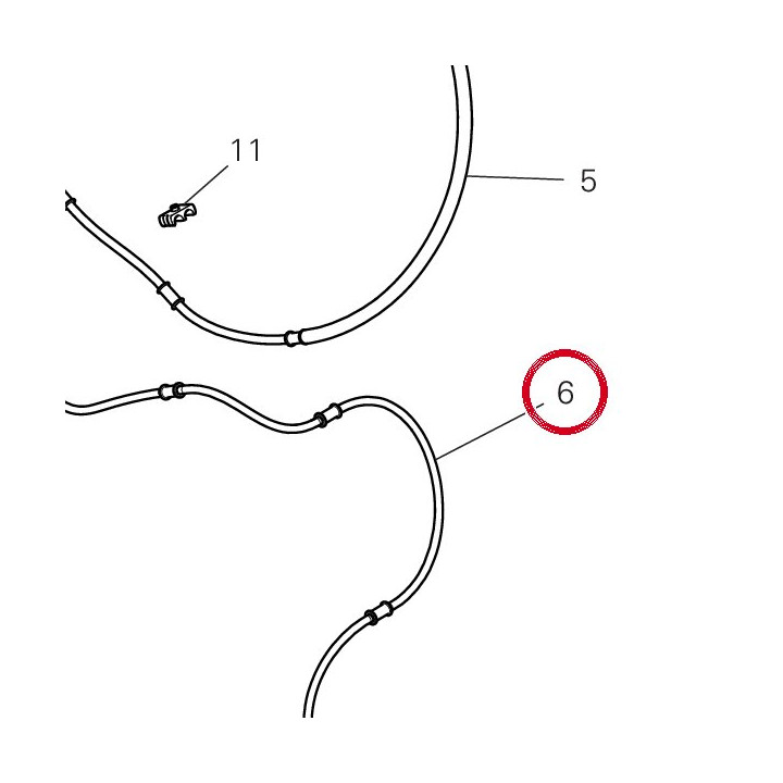 Durit boitier - étriers — réf. 61812321C | Ducati Store