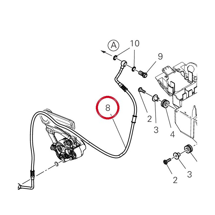 Tube Abs - rear brake — réf. 61912341B | Ducati Store