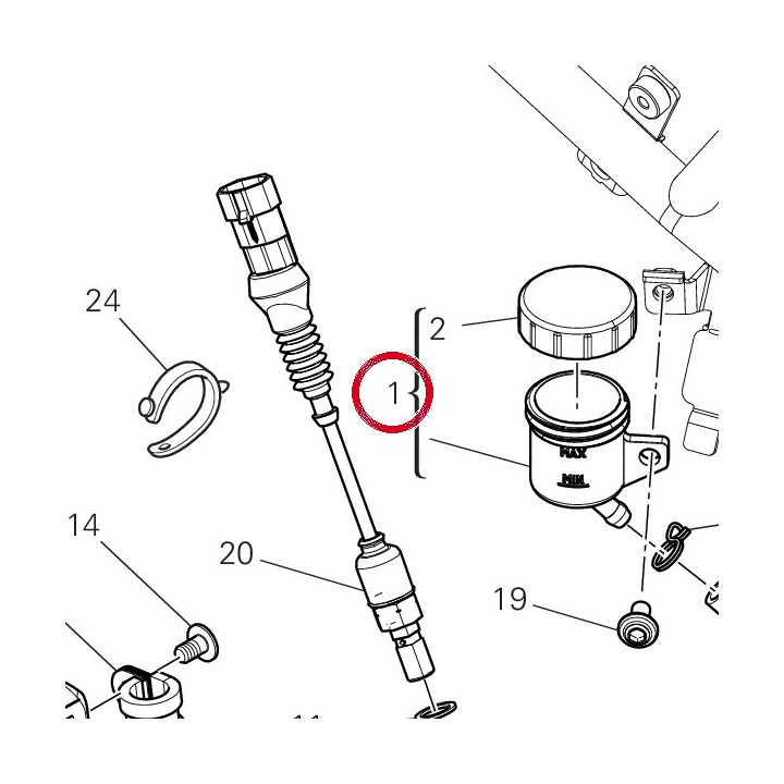Réservoir huile 58540321A — réf. 58540321A | Ducati Store